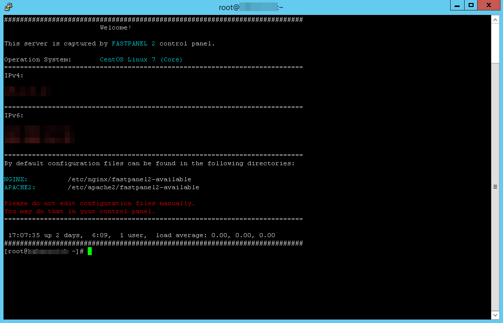 Root password change 4